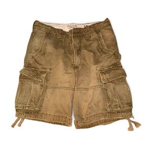 Men's Abercrombie & Fitch 34 Cargo Shorts in Olive Green